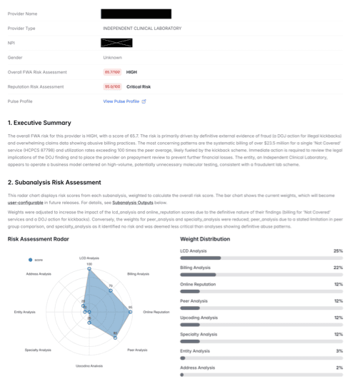 Genetic Testing Fraud Case
